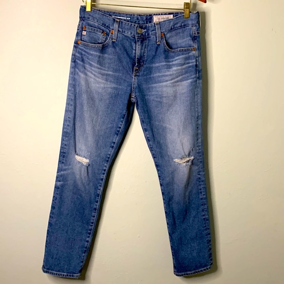 Ag Adriano Goldschmied Denim - AG-ED denim blue jeans, Ex Boyfriend Slim, slouchy slim size 27r